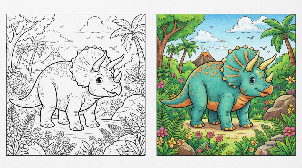 dinosaur coloring pages